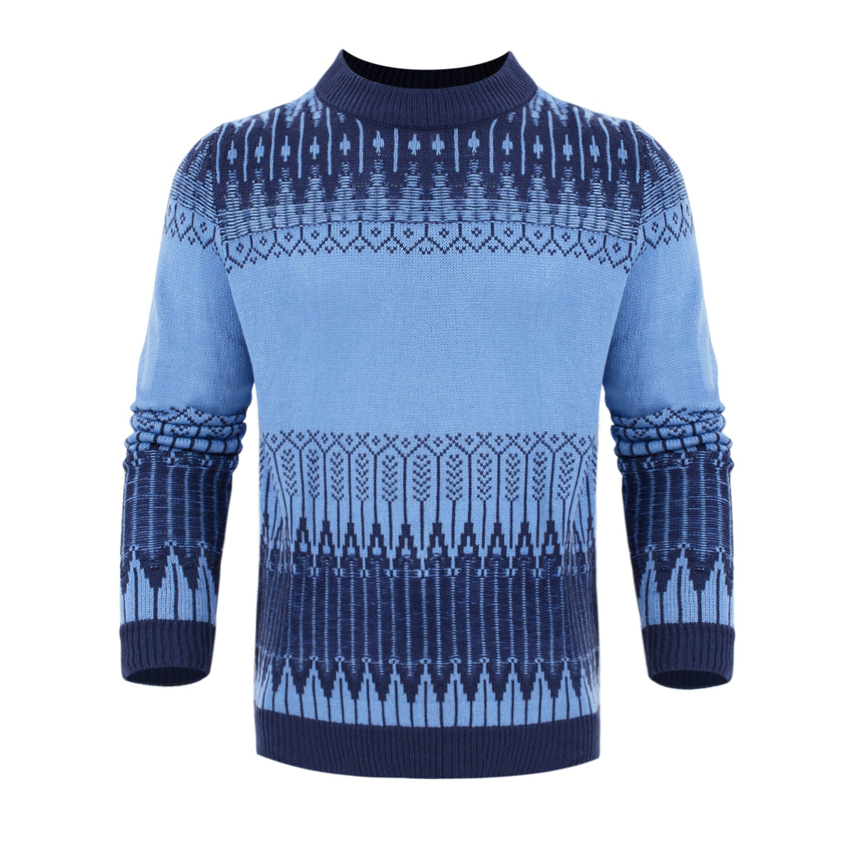 Men's Knitted Sweater Fashion Long-sleeved Pullover Tops Fall And Winter Clothing NorixaFashion.com