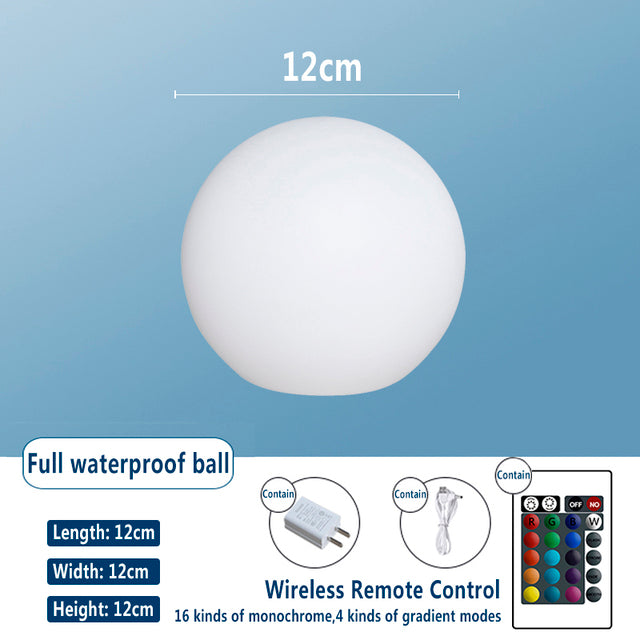 Colorful LED Garden Glowing Ball Lights for Outdoors Pi-Mart