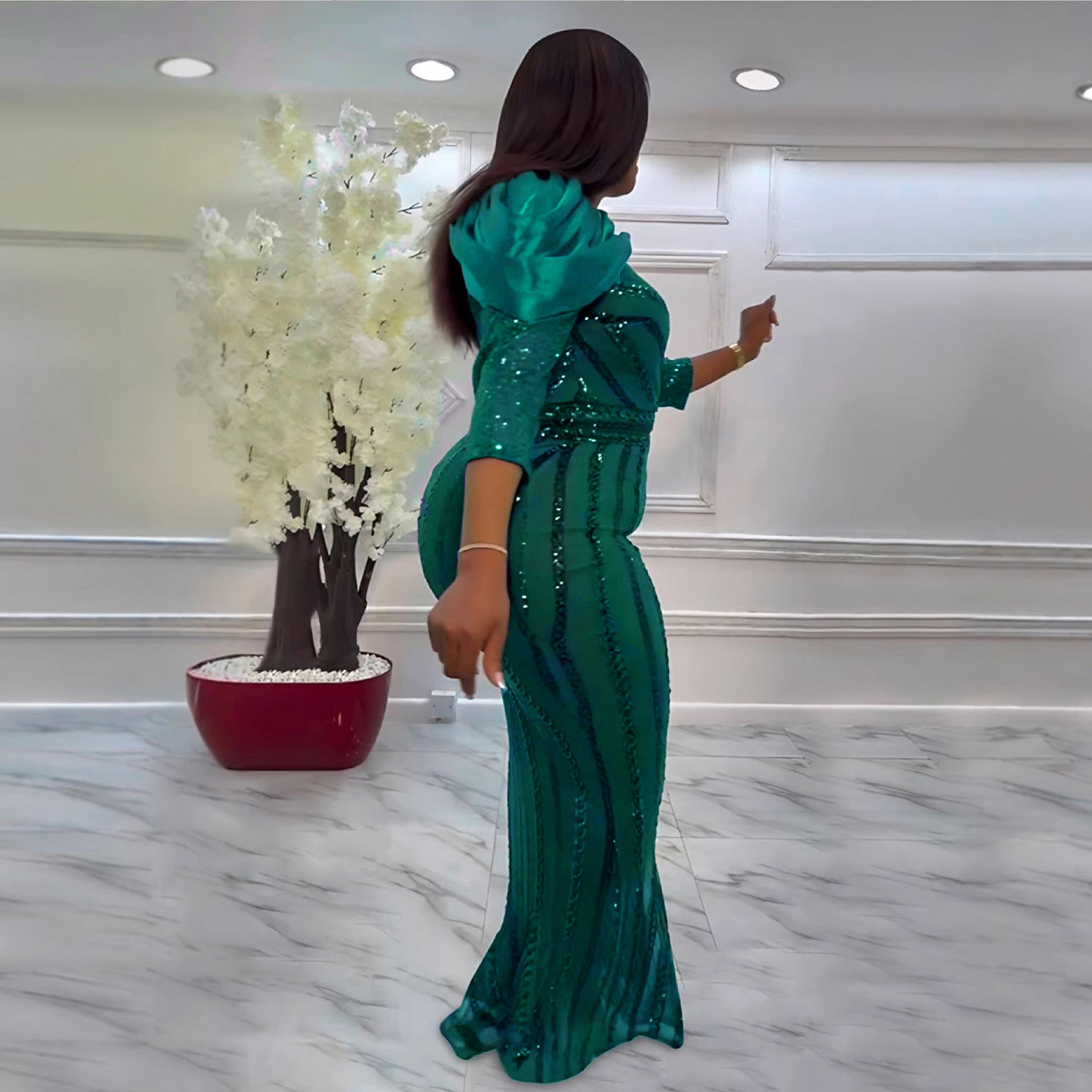 Hip Stretch Slim Fit Dress Women NorixaFashion.com