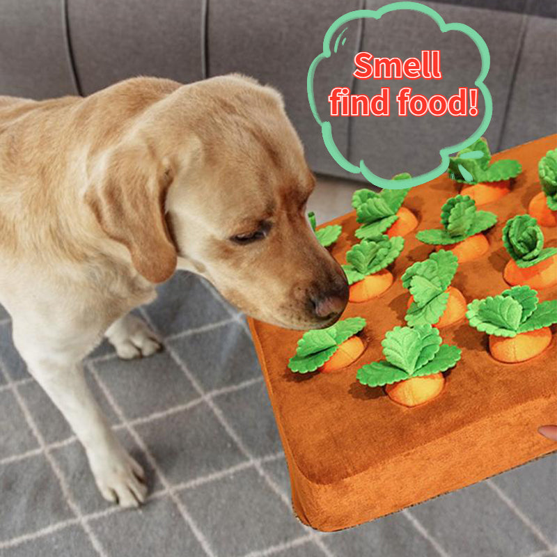 Pet Dog Toys Carrot Plush Toy Vegetable Chew Toy For Dogs Snuffle Mat For Dogs Cats Durable Chew Puppy Toy Dogs Accessories Pets Fashion