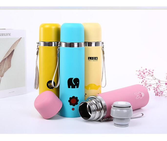 Vacuum Insulated Stainless Steel Cartoon Water Bottle LadyShow.Store