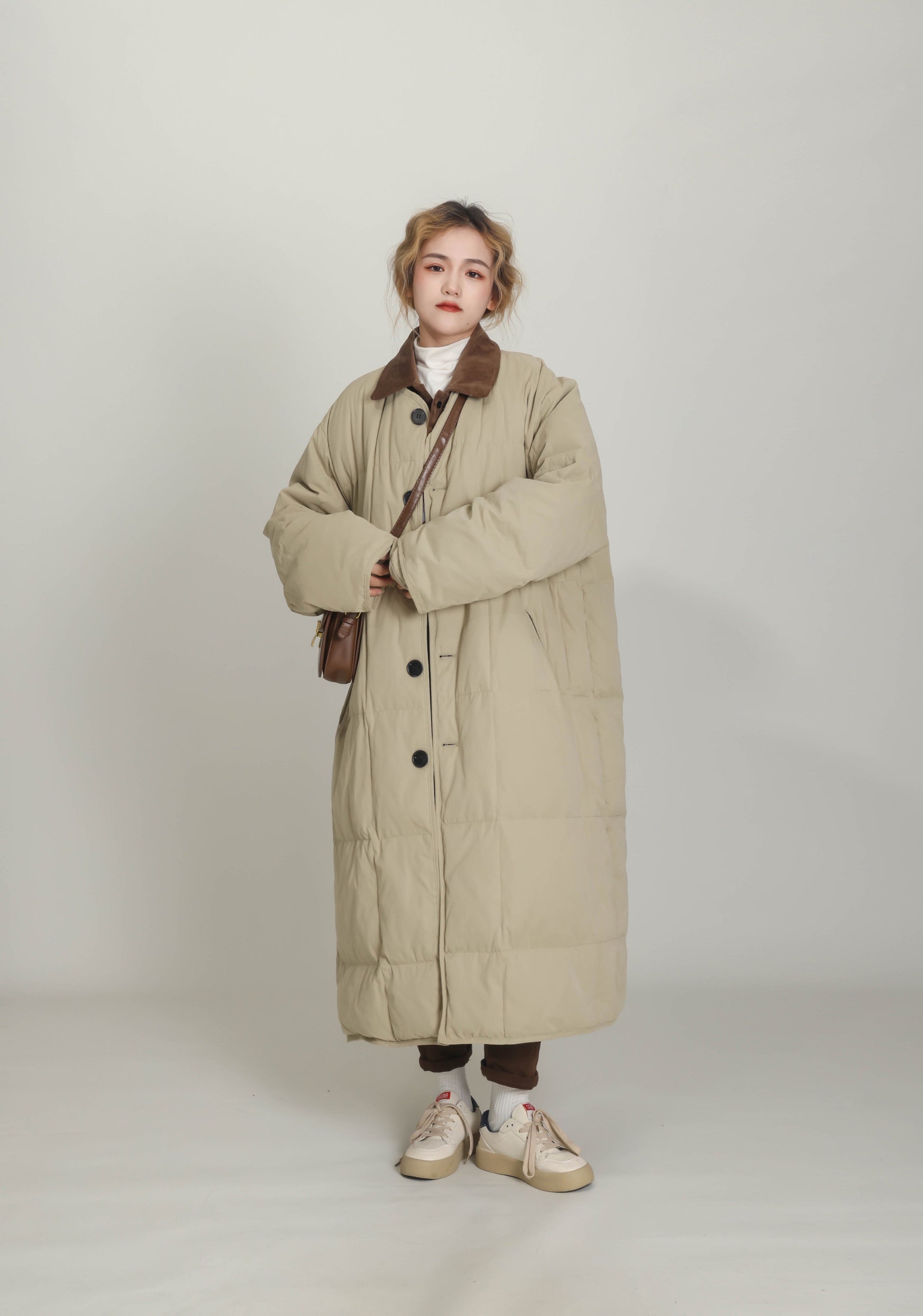 Winter New Cotton Jacket, Casual And Loose Fit, Knee Length Short Down Jacket LuxuryLifeWay Online Store