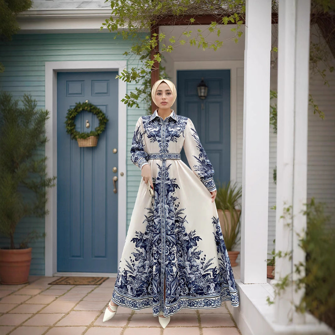 Fashion Printing Dress Women NorixaFashion.com