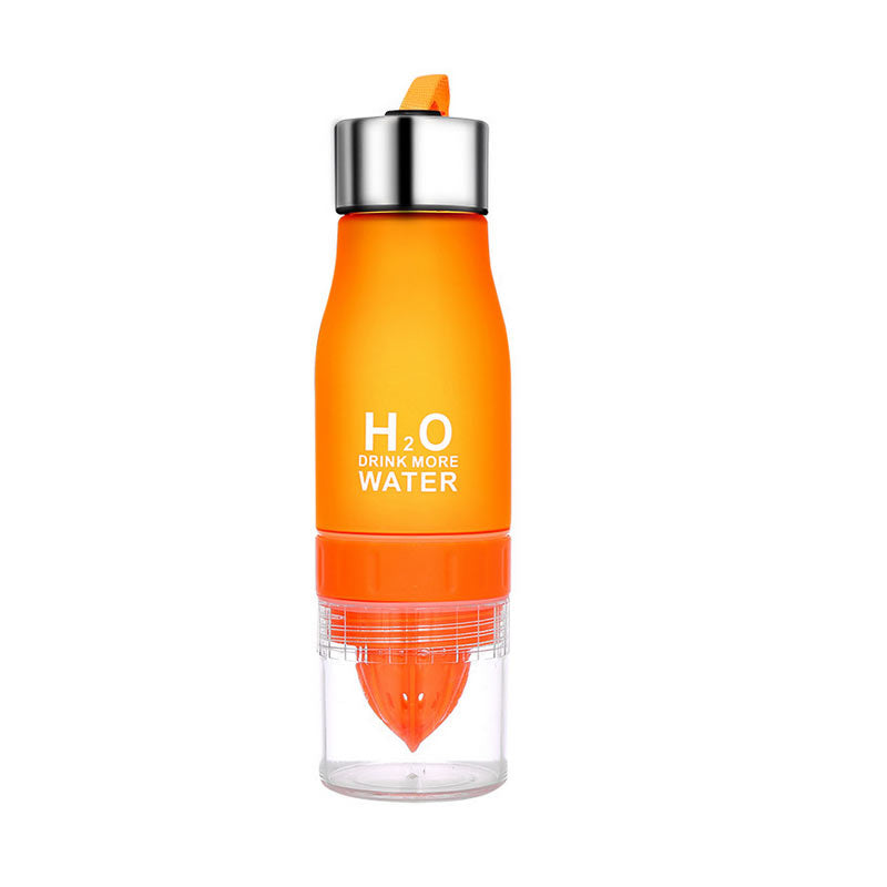 Sports Plastic Lemon Water Bottle LadyShow.Store