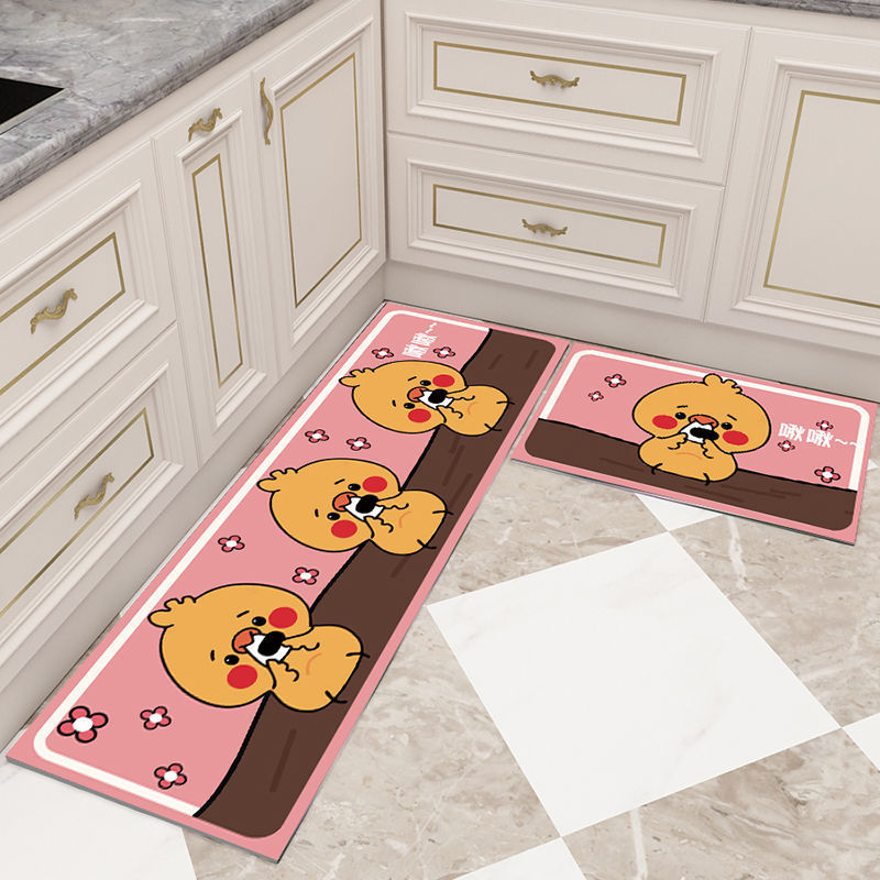 Anti-slip Absorbent Floor Mat For Kitchen And Bathroom Door