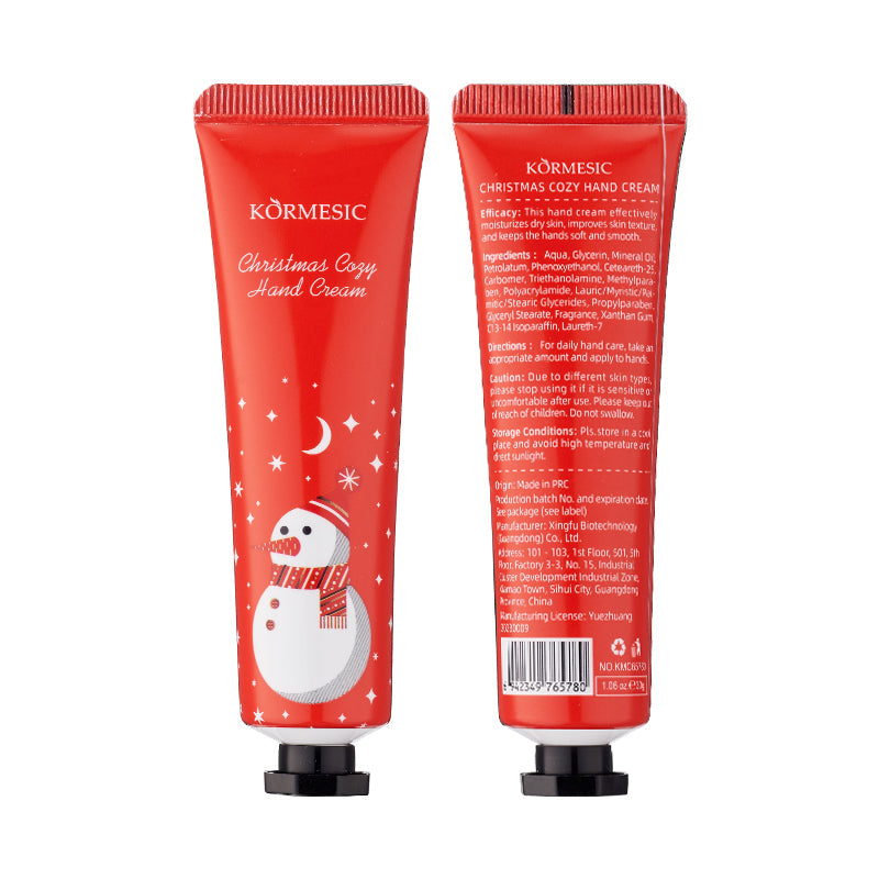 KORMESIC Christmas Cosy Hand Cream For Foreign Trade 30g Tri Light Beauty