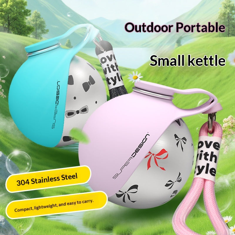 Creative Portable Outdoor Pet Stainless Steel Water Cup Small Dog Water Bottle Convenient Dog Drink Dispenser Puppy Travel Portable Water Bowl Pet Products Pets Fashion