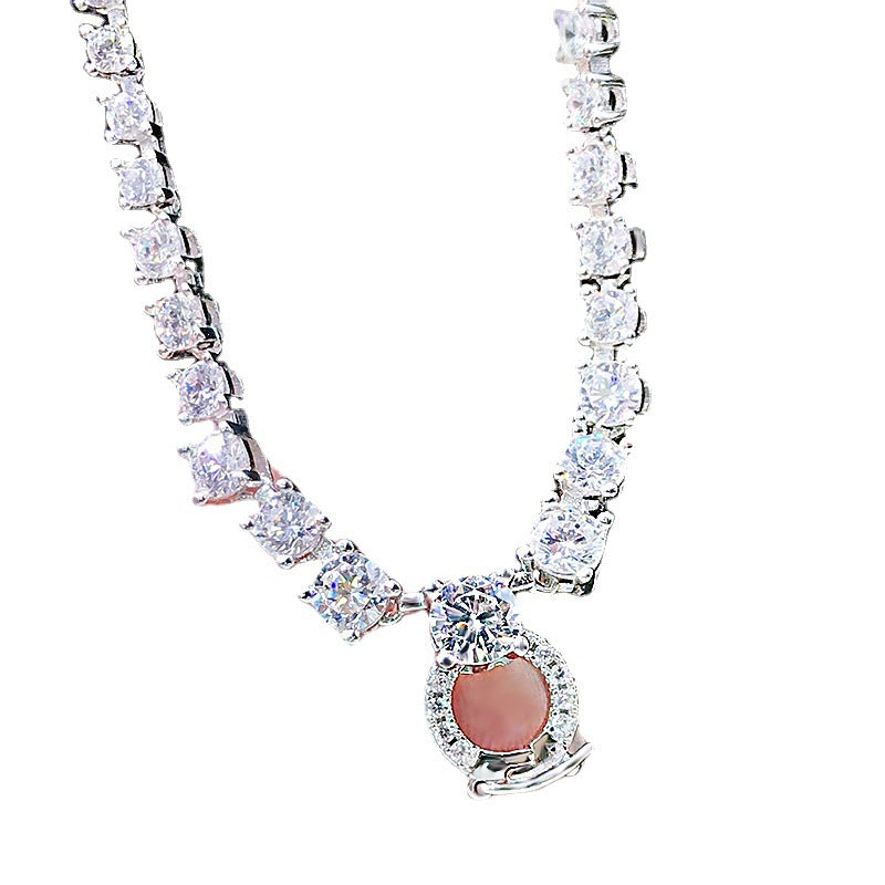 S925 Adjustable Crown Shape Silver Necklace LadyShow.Store