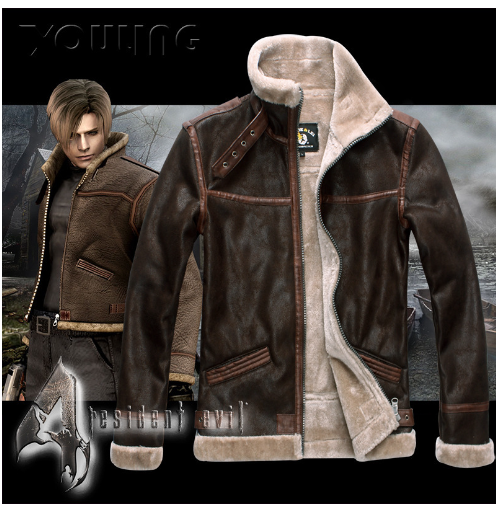 Leon Style Faux Leather Jacket for Men Pi-Mart