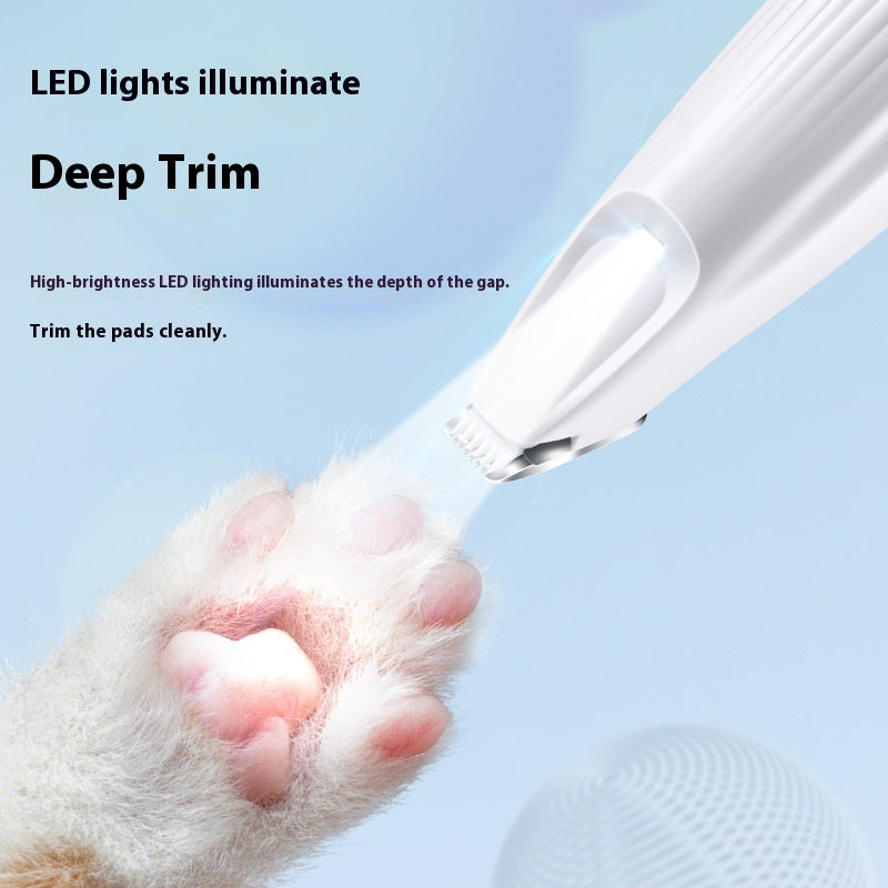 Pets Efficient LED Shaving Cat Dog Foot Hair Electric Clipper Pet Products Best YouTube Store