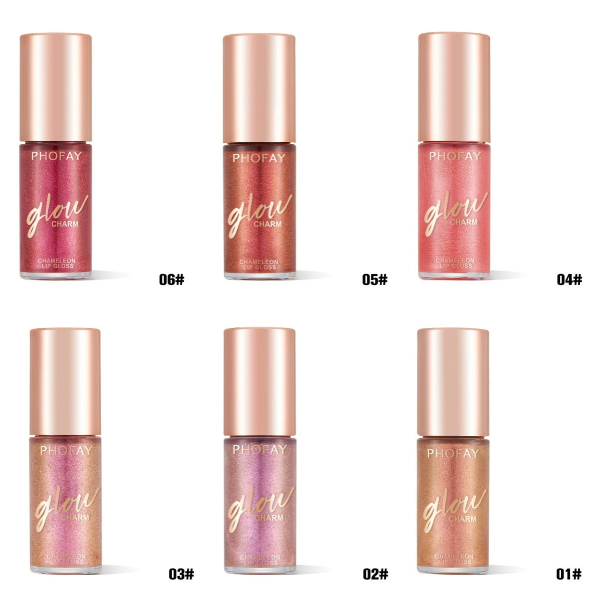 PHOFAY Moisturizing Shimmer Lip Gloss LadyShow.Store