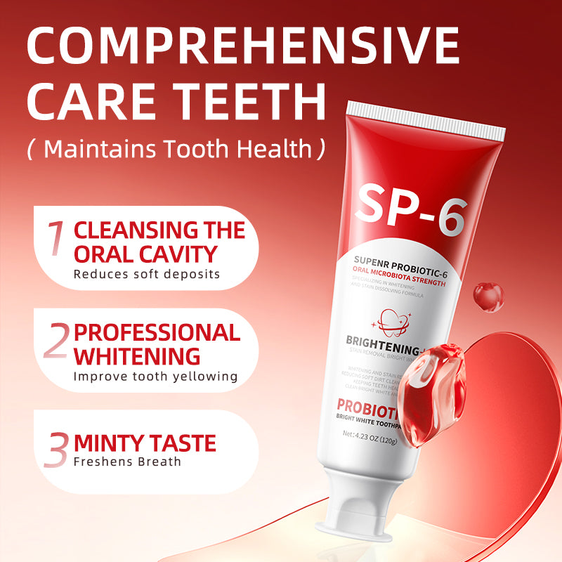 HUNMUI Probiotic Whitening Toothpaste 120g Tri Light Beauty