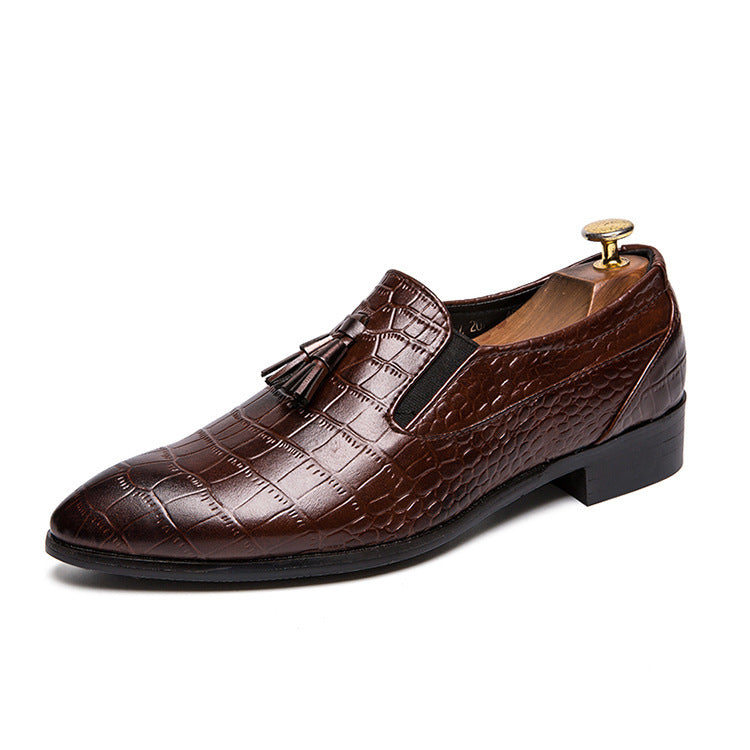 Men's Pointed Leather Shoes Best YouTube Store