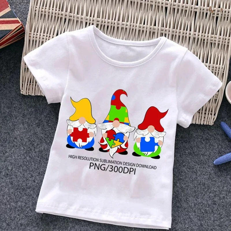Boys With Autism T-shirt Puzzle Top Best YouTube Store