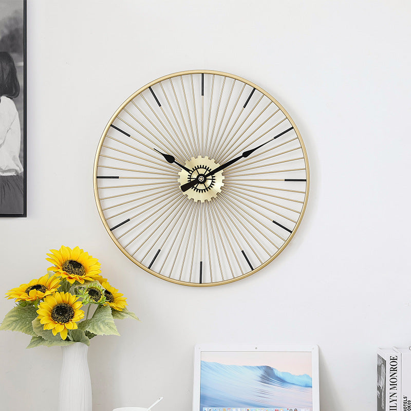 Nordic Creative Wall Clock European Luxury PearlNestDecor.com