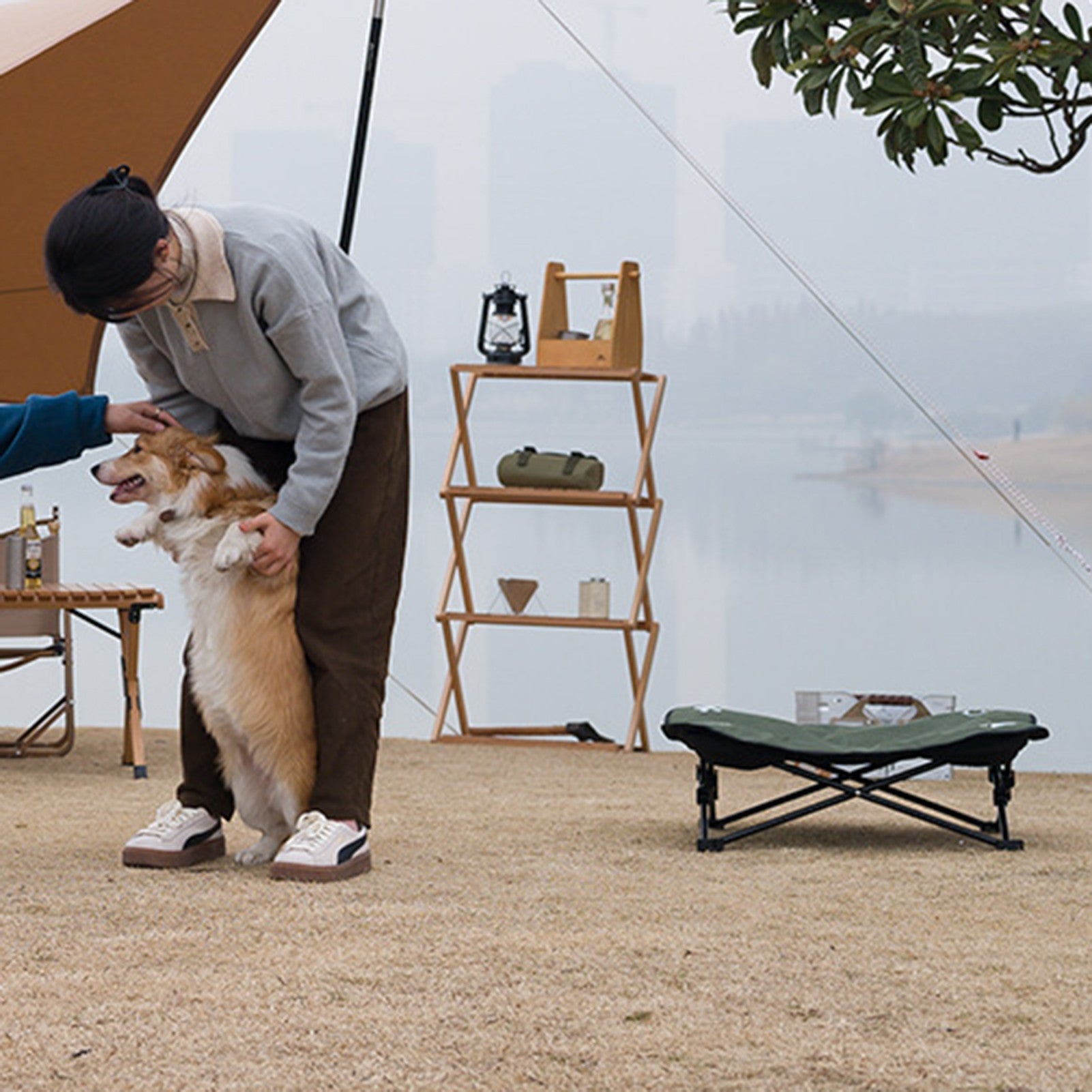 Outdoor detachable and washable pet folding bed Pets Fashion