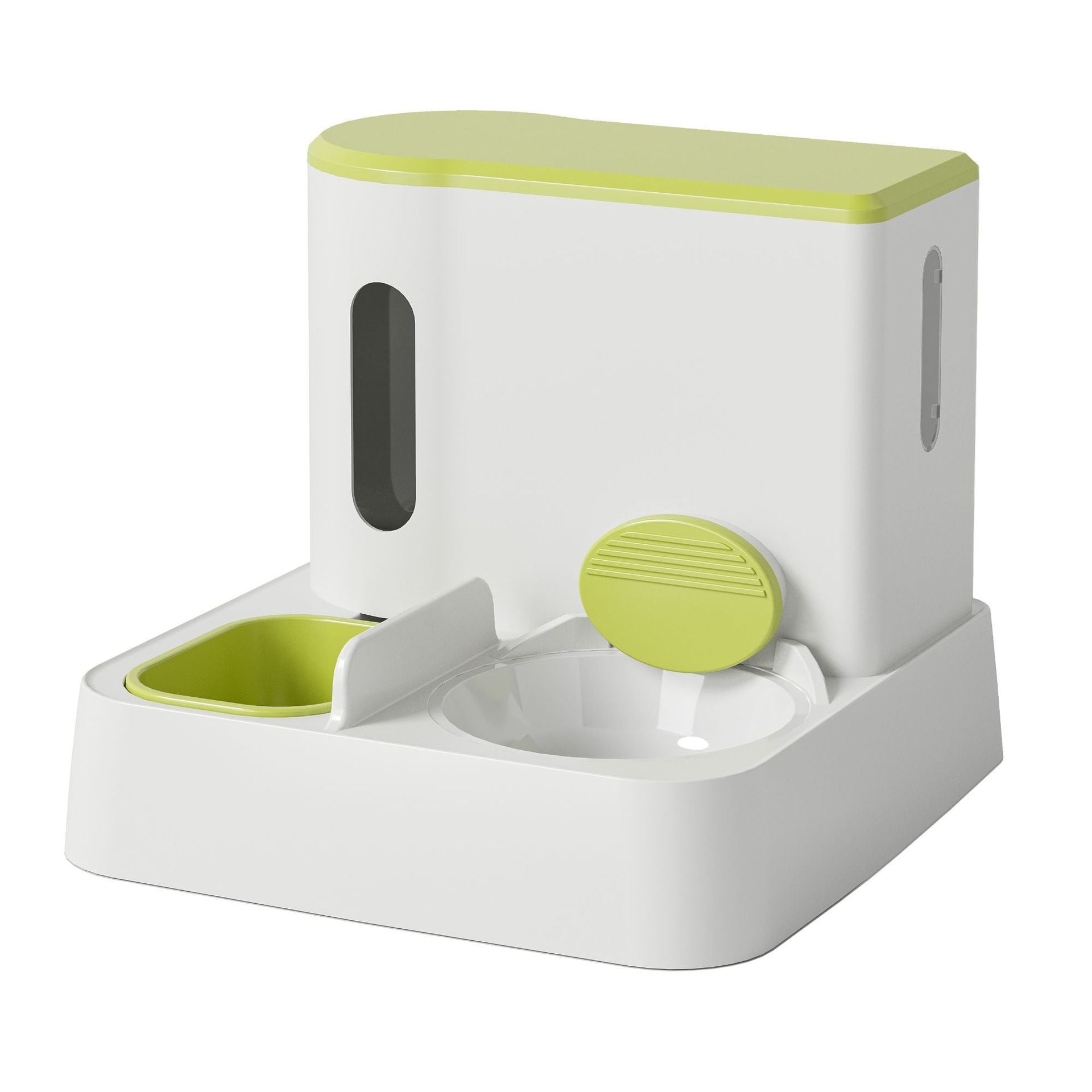 Cat Automatic Pet Feeder Water Dispenser Integrated Double Bowl Drinking Pet Pets Fashion