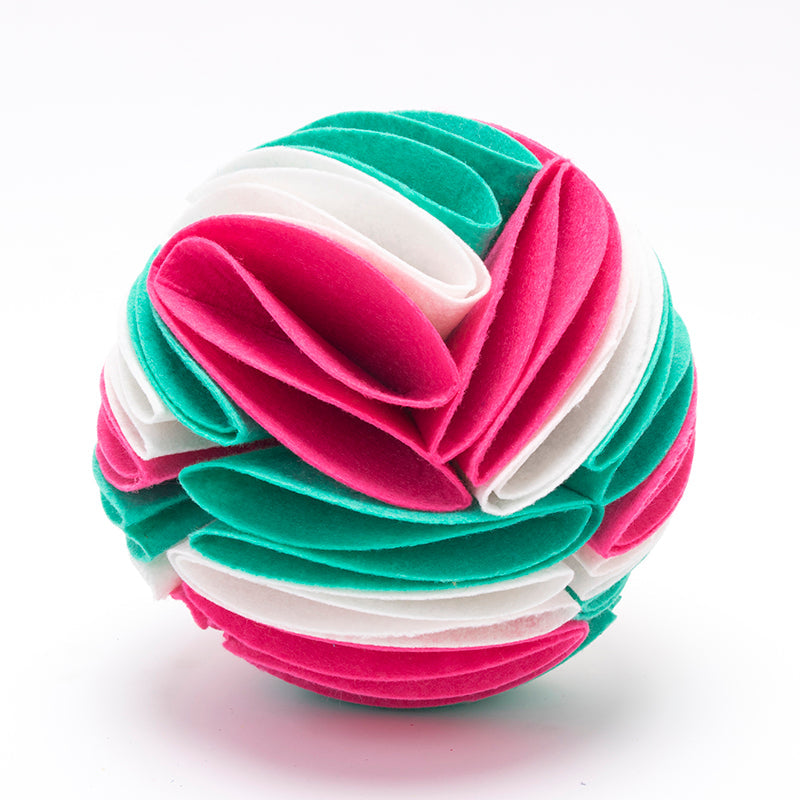 Foldable Dog Snuffle Ball Dog Training Toys Increase IQ Pet Cat Training Games Feeding Intelligence Toy Pets Fashion