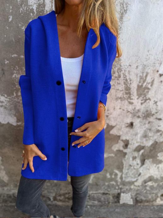 Cross-Border European And American 2026 Autumn And Winter New Fashion Long-Sleeve Solid Color Jacket For Women, Popular On Amazon And Aliexpress NorixaFashion.com
