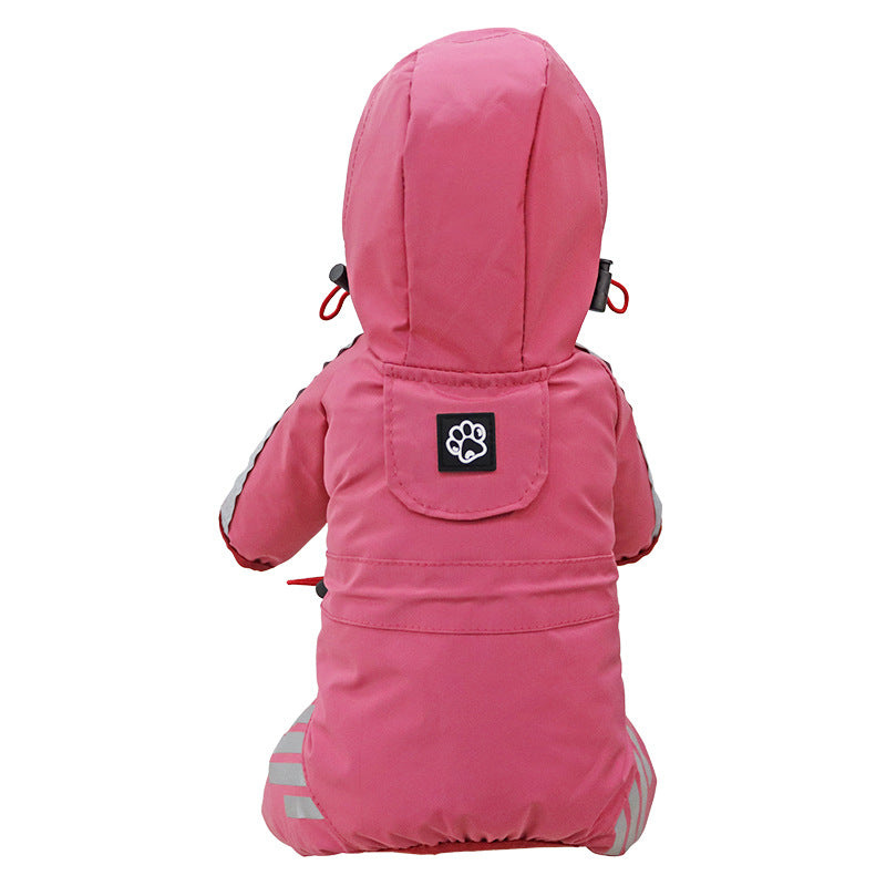 Dog Raincoat Full Package Four Feet Waterproof Rain Cape Pet Products Pets Fashion