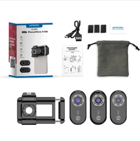 Portable Purple Light Phone Microscope Pi-Mart