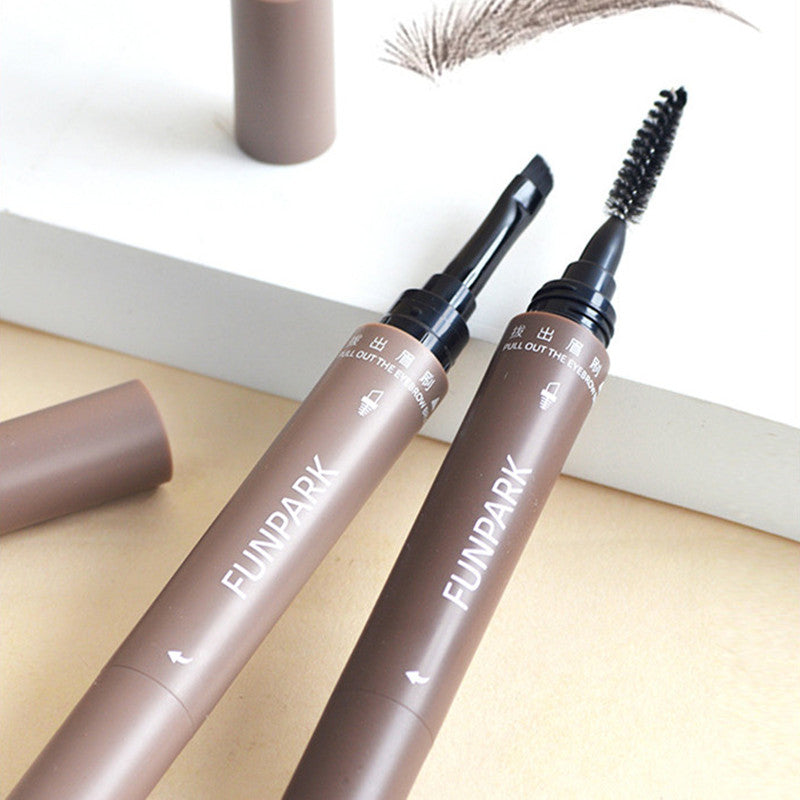 Eyebrow Pencil With Brush Waterproof Smear-proof