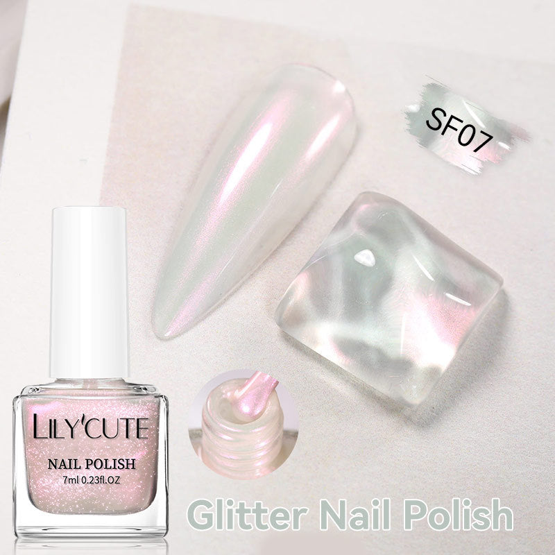 Quick-dry Metallic Mirror Nail Polish, No Baking Required LadyShow.Store