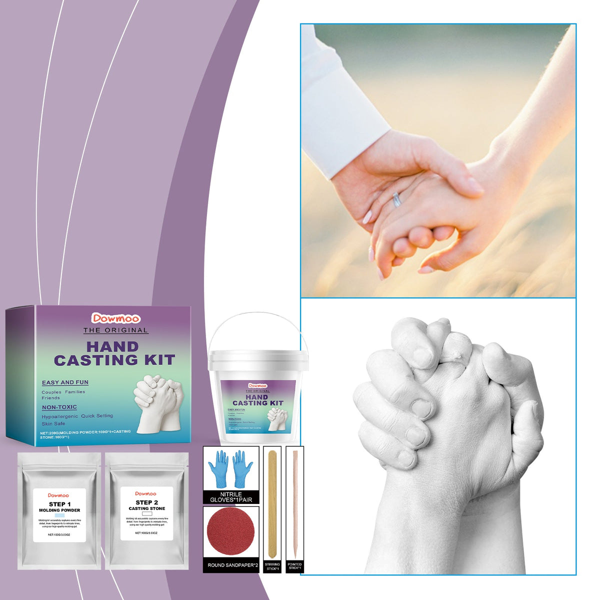 DIY Set Of Hand Mask Powder 1 Set 1box Tri Light Beauty