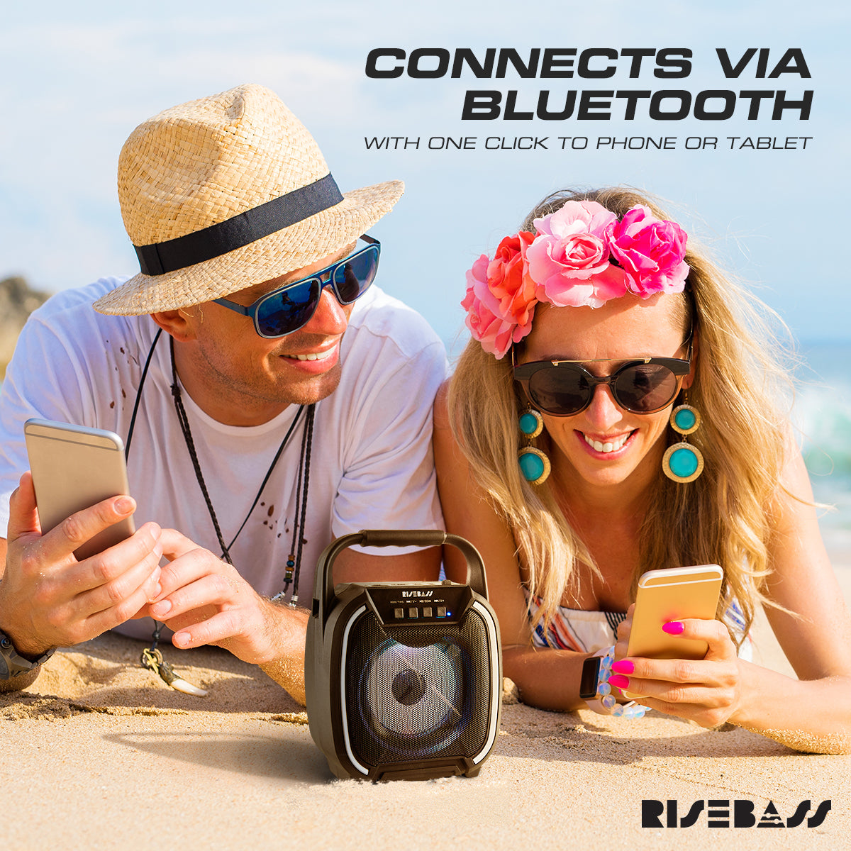 8" 600 watt Speaker - Portable Wireless Bluetooth Speaker with TWS Function LuxuryLifeWay Online Store