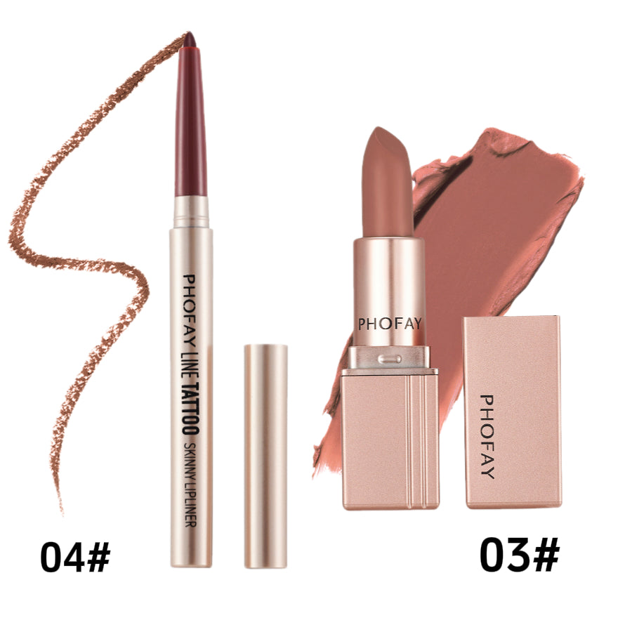 PHOFAY Matte Lipstick LadyShow.Store