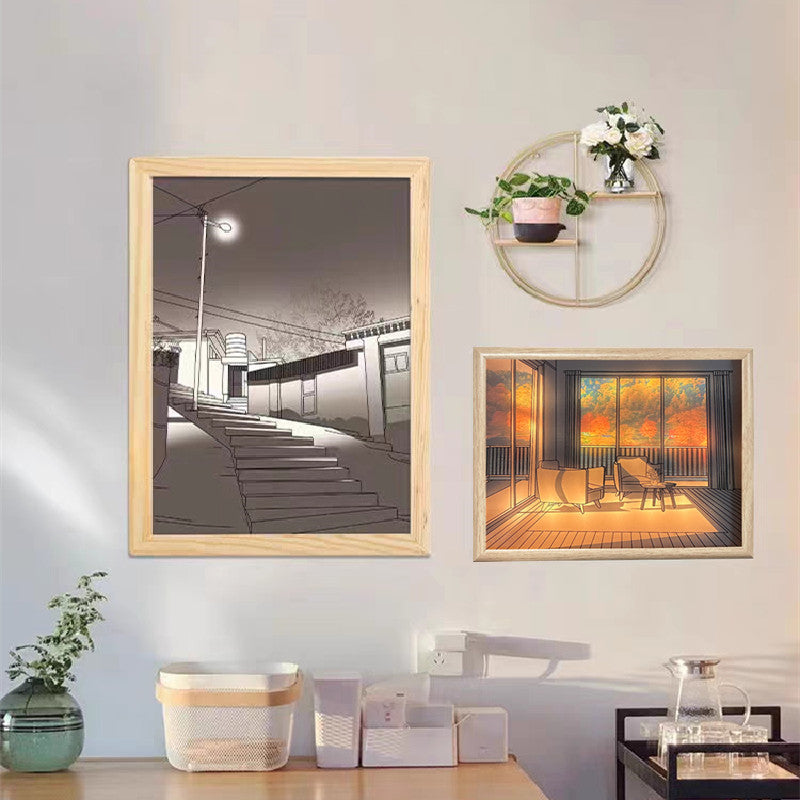 Illuminated Picture LED PearlNestDecor.com