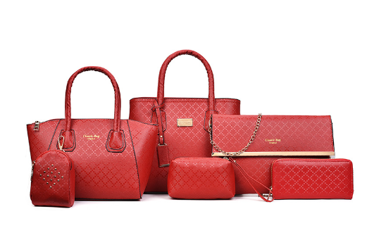 6-Piece Mother-Daughter Bag Set with Designer Handbags Pi-Mart