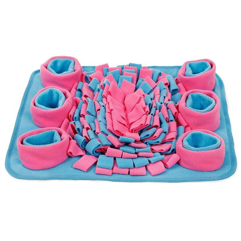Dog Sniffing Mat Dog Puzzle Toy Pet Snack Feeding Mat Boring Interactive Game Training Blanket Snuffle Feeding Training Mat Pets Fashion