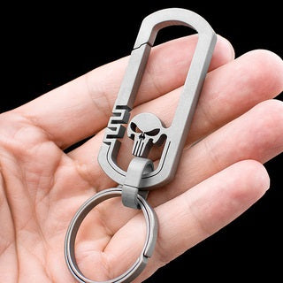 Titanium Alloy Keychain Fashionable Men's Pendant LadyShow.Store