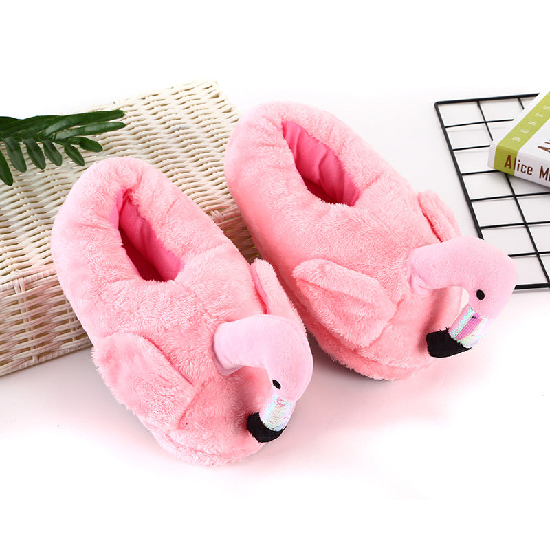 Winter Home Flamingo Non-slip Slippers LuxuryLifeWay Online Store