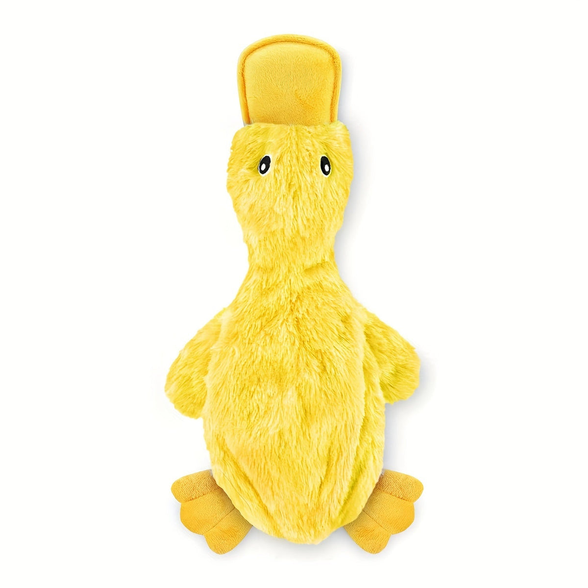 Best Pet Supplies Interactive Squeaky Dog Toy - Crinkle Duck, Yellow  Stuffing-Free Or Stuffed Body, Soft, Squeaks & Crinkles, No Mess, Perfect For Moderate Chewers, Toss And Fetch Play Pets Fashion