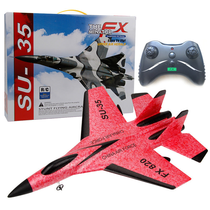 SU35 Remote Control AircraftFX820 remote control fighter fixed wing glide foam children's model airplane LuxuryLifeWay Online Store