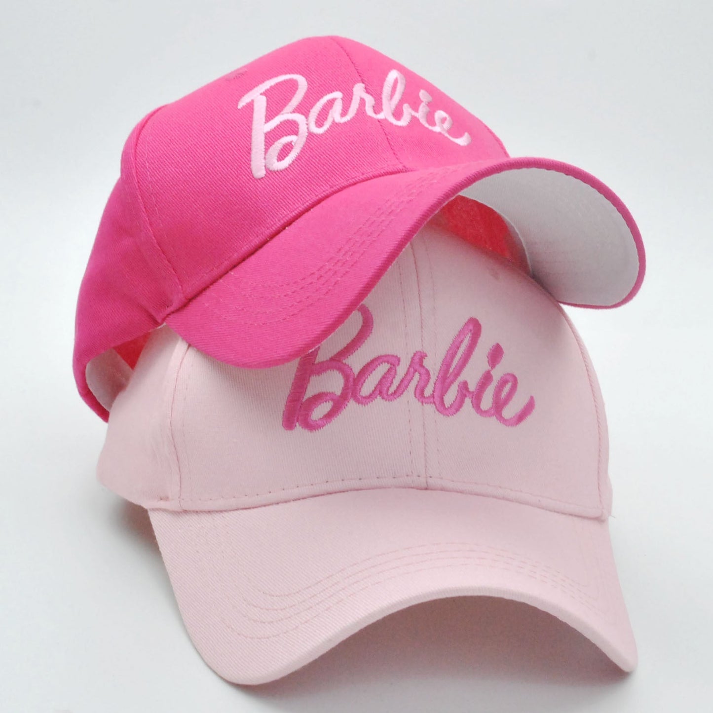 Cross-border new Barbie Barbie pink hard top baseball cap ins Korean version of cute embroidery curved eaves cap wholesale LuxuryLifeWay Online Store