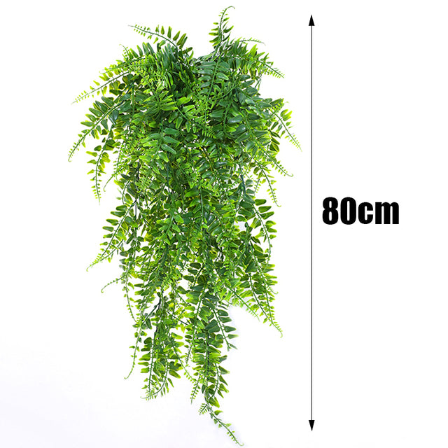 Artificial Hanging Fern Plant Decor Pi-Mart