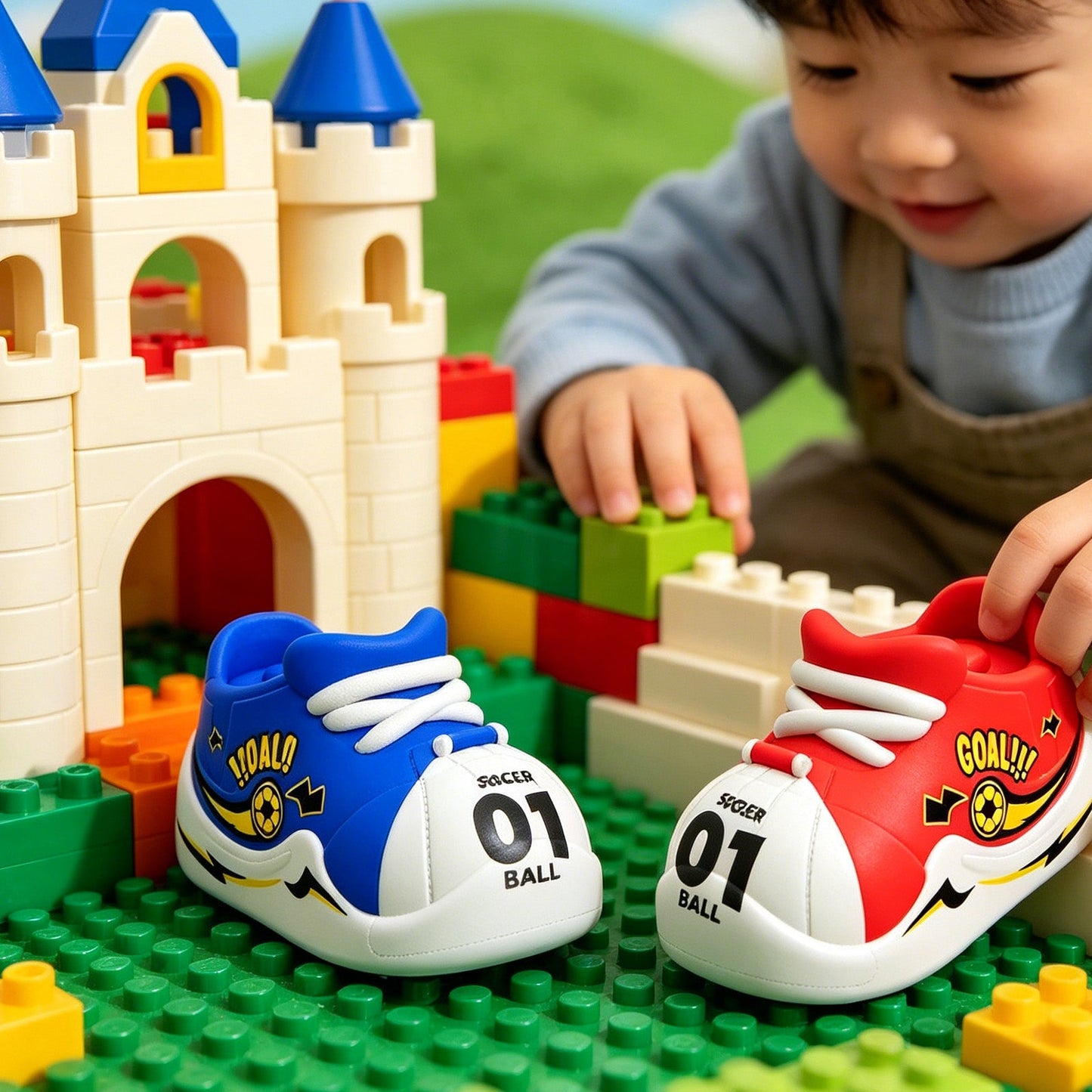 Spring-loaded Soccer Shoes Tri Light Beauty