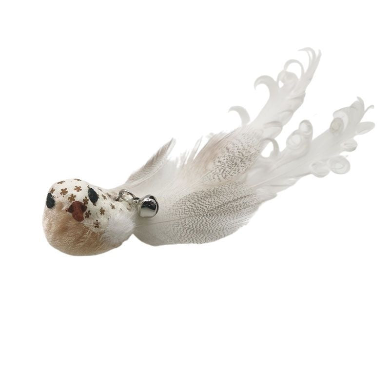Steel Wire Feather Funny Cat Stick Long Rod Pets Fashion