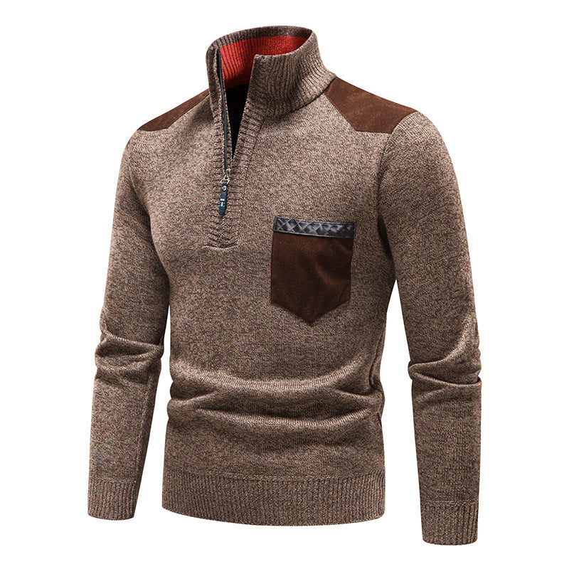 Plush Thickened Sweater Pullover Zipper LadyShow.Store