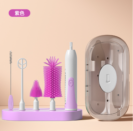 Electric Baby Bottle Cleaning Brush with UV Sterilizer (Set) LadyShow.Store