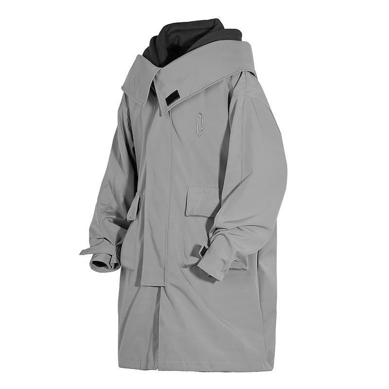 Casual Mid-Length Jacket for Men and Women Pi-Mart