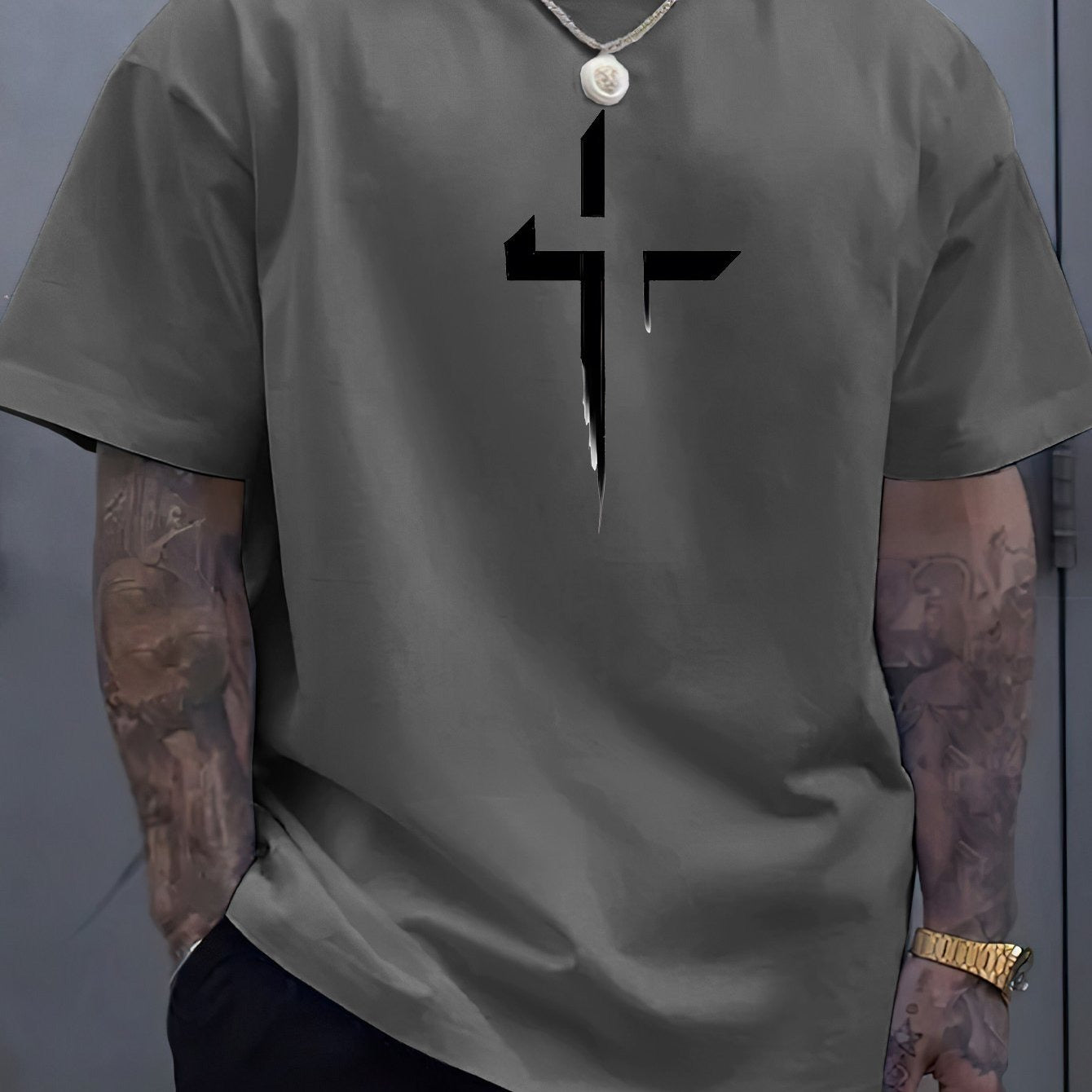Men's Printed Casual T-shirt – Street Style Pi-Mart