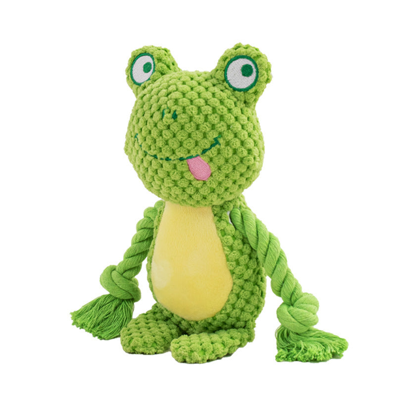 Pet Plush Sound Cotton Rope Toys Interactive Tug Of War Training Item Creative Dog Toy Pet Training Dog Supplies Best YouTube Store