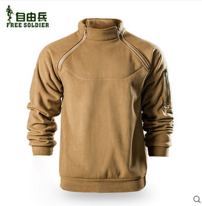 Men's Fleece Jacket with Lining for Fall and Winter Pi-Mart
