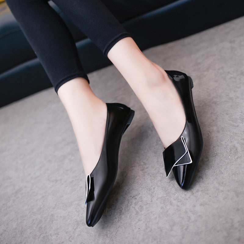 Bowknot Korean Style Flat Shoes for Women LadyShow.Store