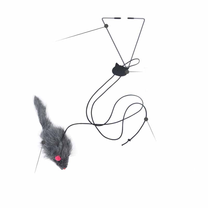 Pet Telescopic Hanging Door Small Mouse Pets Cat Toy Pets Fashion