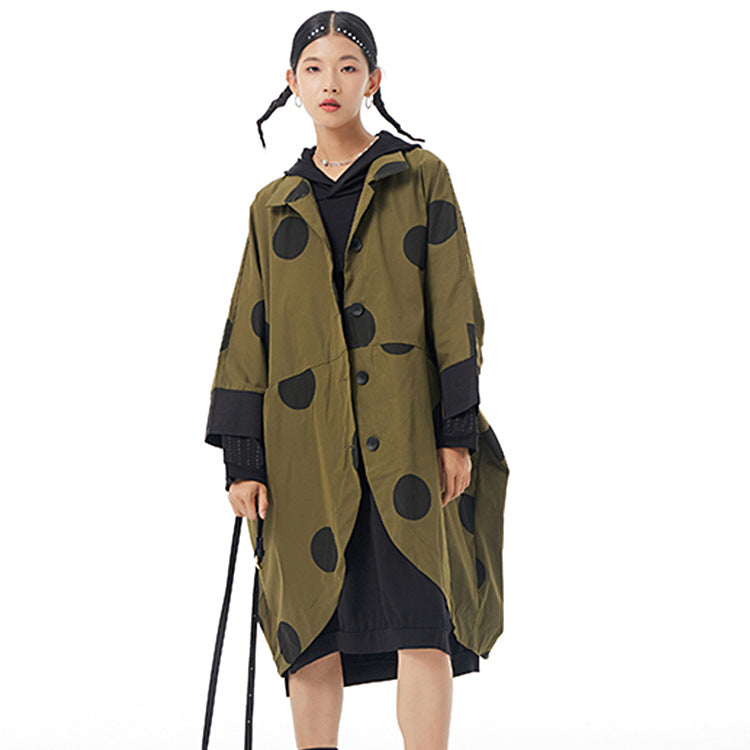 2023 Fashion Loose Plus Size Cotton Casual Jacket Pi-Mart